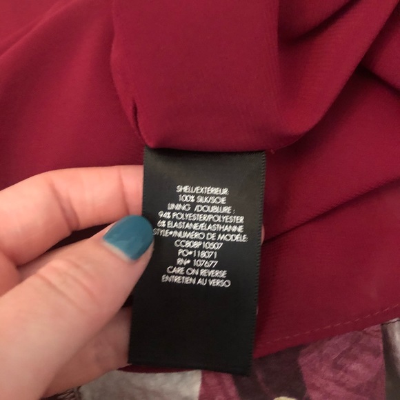 ALICE+OLIVIA TIE-NECK FLORAL MINI DRESS SZ 4 - Picture 7 of 9